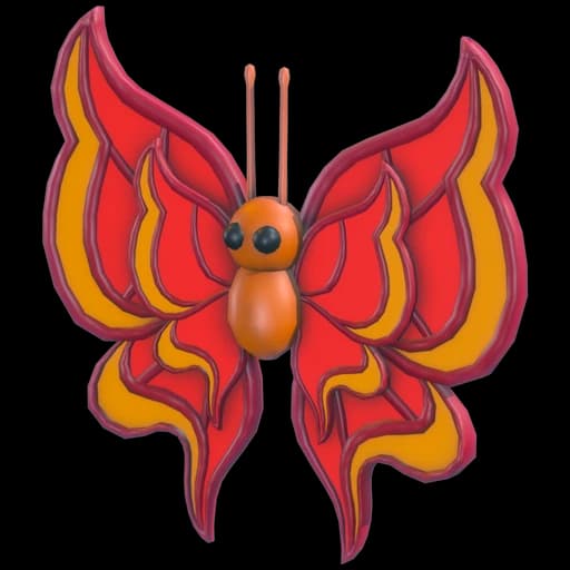 Vermilion Butterfly
