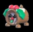 Yule Log Dog